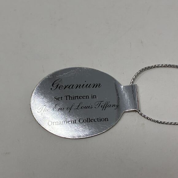 Bradford Editions Era of Louis Tiffany Heirloom Porcelain Ornaments #13 set of 3 - Picture 8 of 8